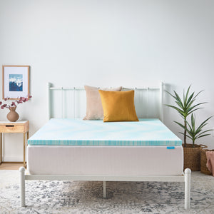 Gel Swirl Memory Foam Mattress Topper