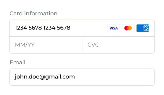Truemed Checkout Payment Information